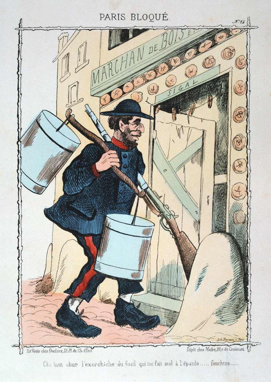 Pariisi piiritetty, 1870-1871. tekijältä Unbekannt
