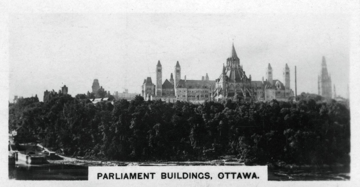 Parlamenttirakennukset, Ottawa, Kanada, 1920-luku tekijältä Unbekannt