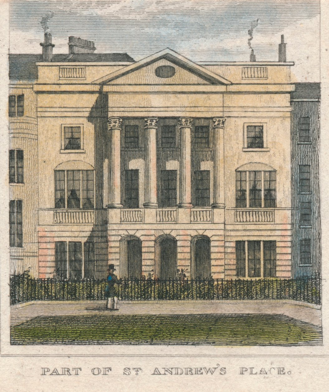 Osa St. Andrews Placea, 1800-luku. tekijältä Unbekannt
