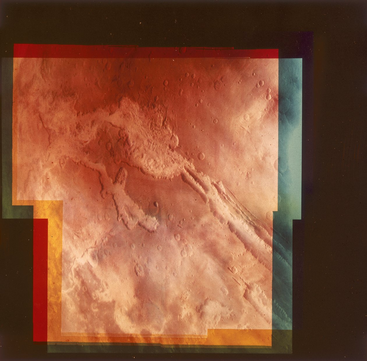 Osa Grand Canyonia, Marineris Vallis, Marsissa, 1976 tekijältä Unbekannt