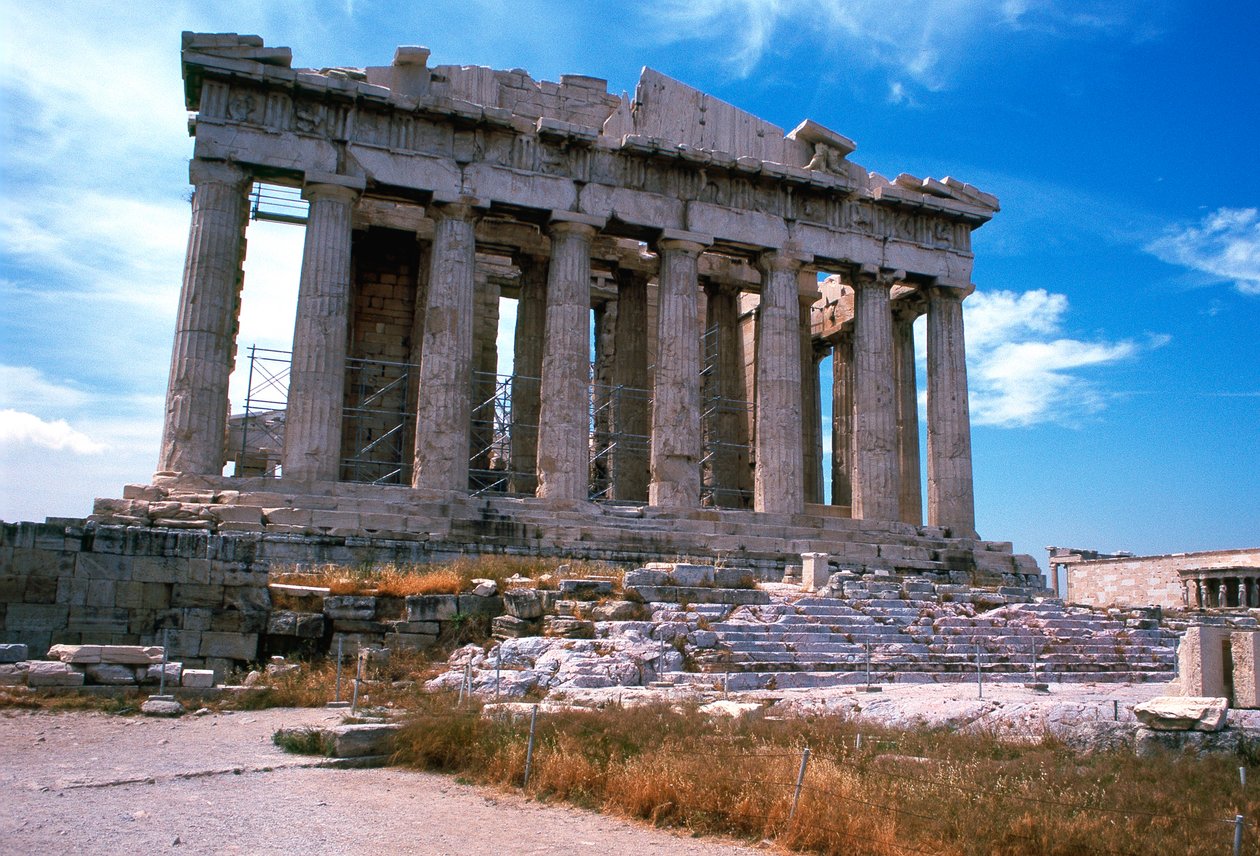 Parthenon Akropolilla, Ateena, 5. vuosisadalla eKr tekijältä Unbekannt
