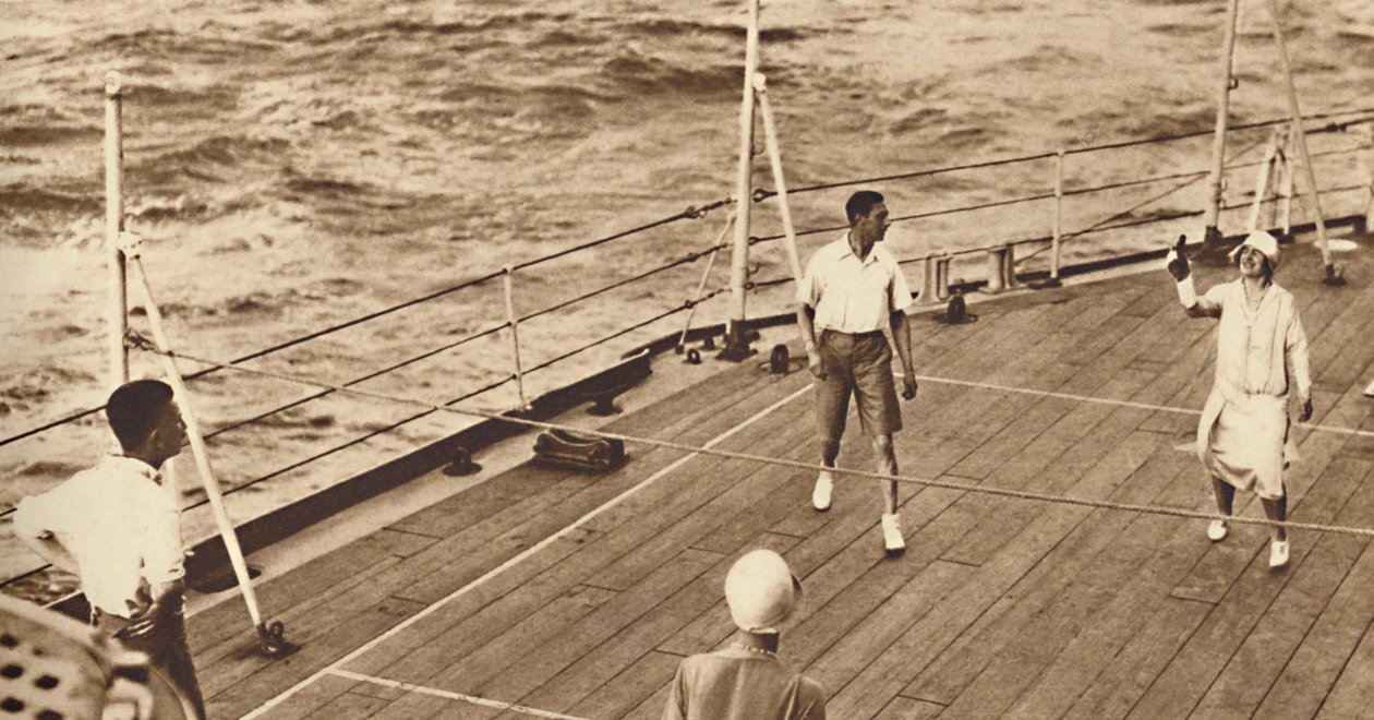 Partners - Deck tennis -peli tunnetussa, 1927, 1937 tekijältä Unbekannt