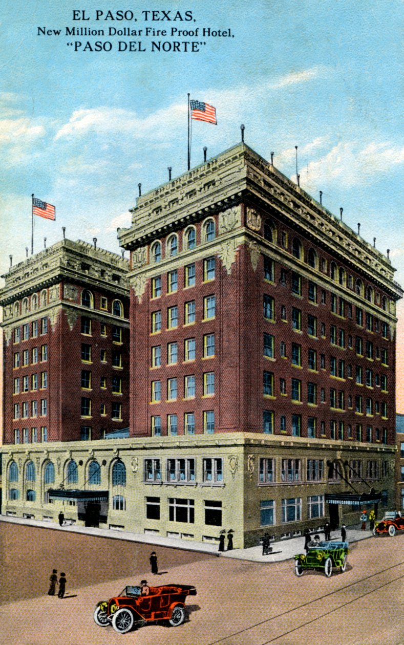 Paso del Norte Hotel, El Paso, Texas, Yhdysvallat, 1916 tekijältä Unbekannt
