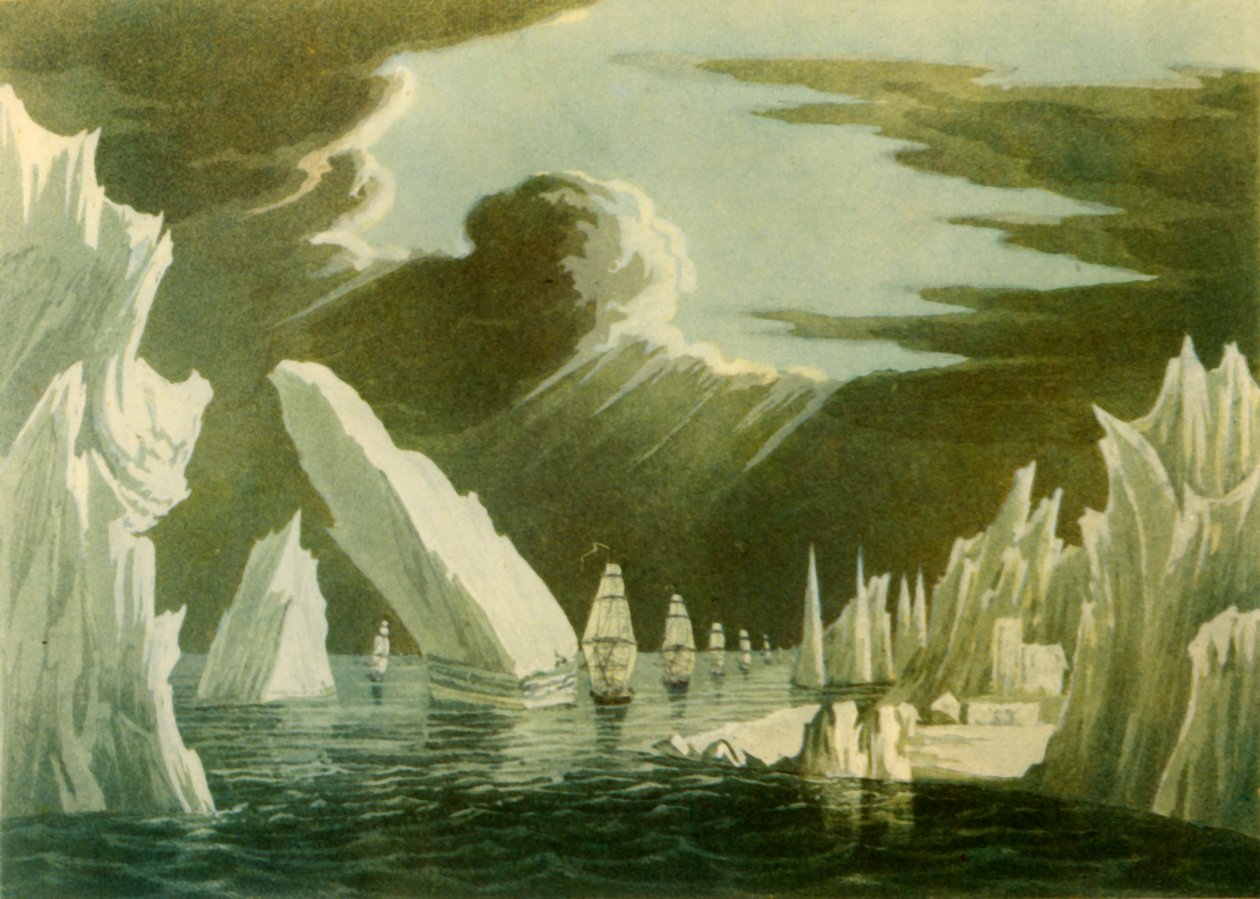 "Passage Through the Ice, kesäkuu 1818", 1946. tekijältä Unbekannt