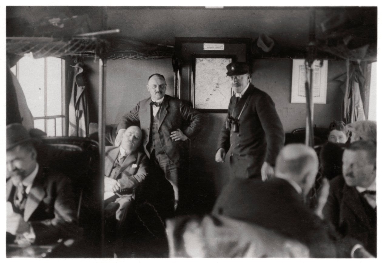 Zeppelinin matkustamo, Bodenjärvi, Saksa, c1909-1933 1933 tekijältä Unbekannt