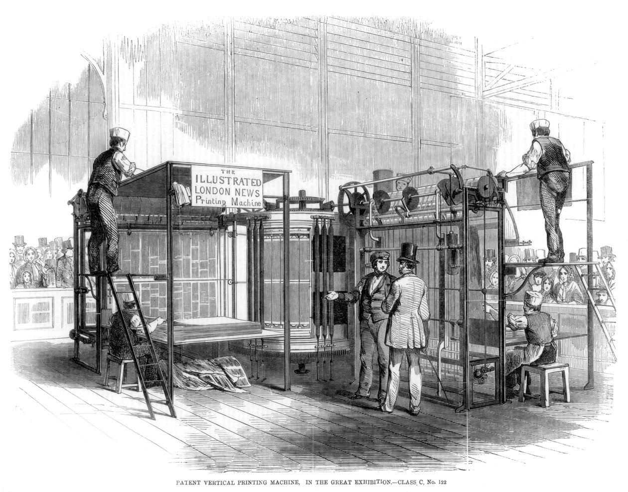 Patenttipystypainokone, Great Exhibition, Lontoo, 1851 tekijältä Unbekannt