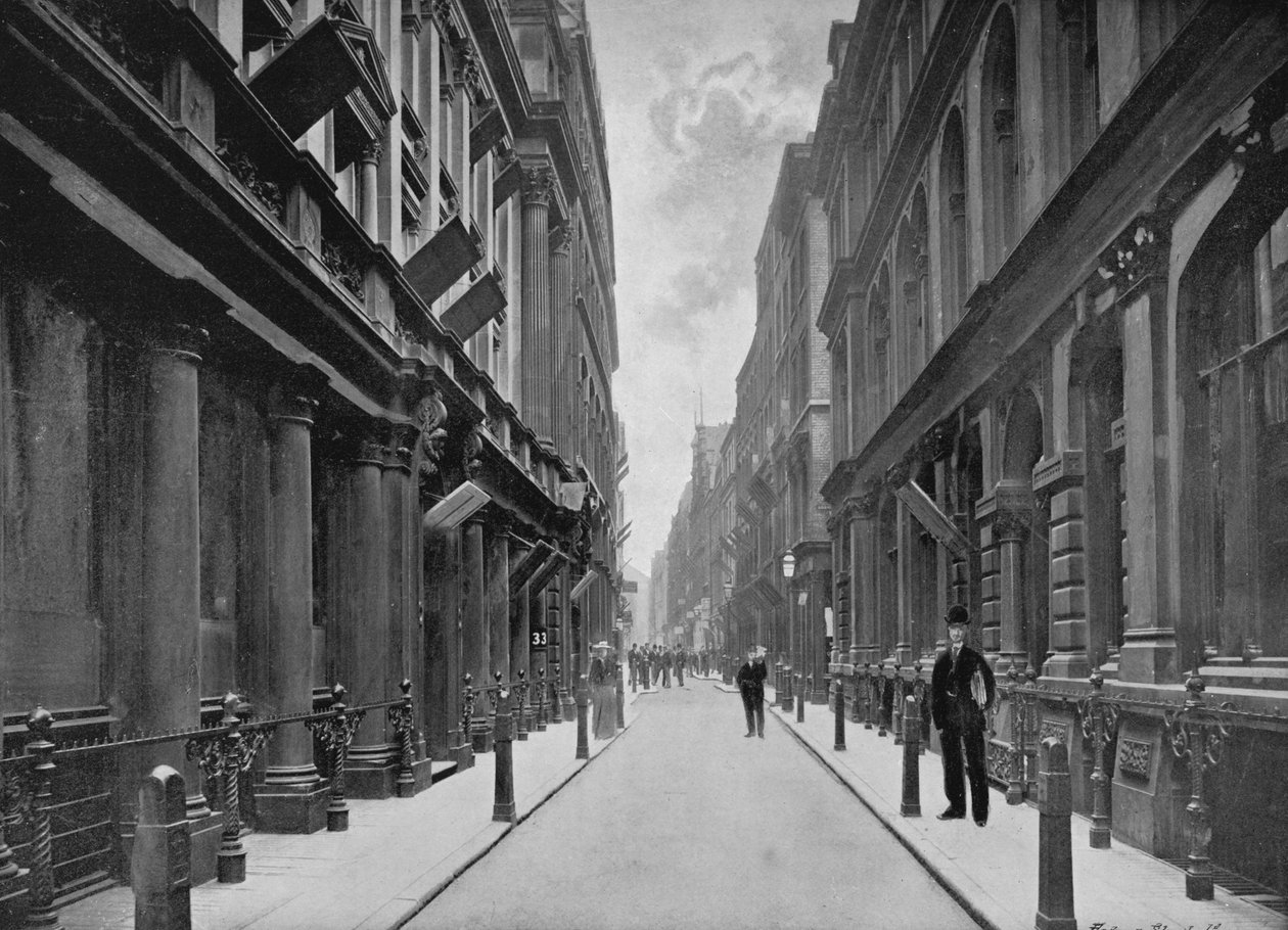 Paternoster Row, Lontoon kaupunki, 1911 tekijältä Unbekannt