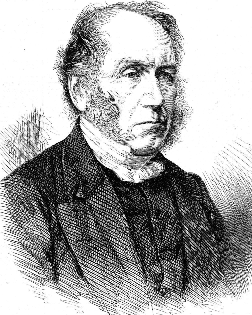 Patrick Bell 1799-1869, skotlantilainen pappi ja keksijä, 1868 tekijältä Unbekannt