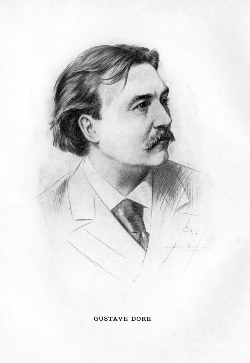 Paul Gustave Dore, ranskalainen taiteilija, 1912 tekijältä Unbekannt