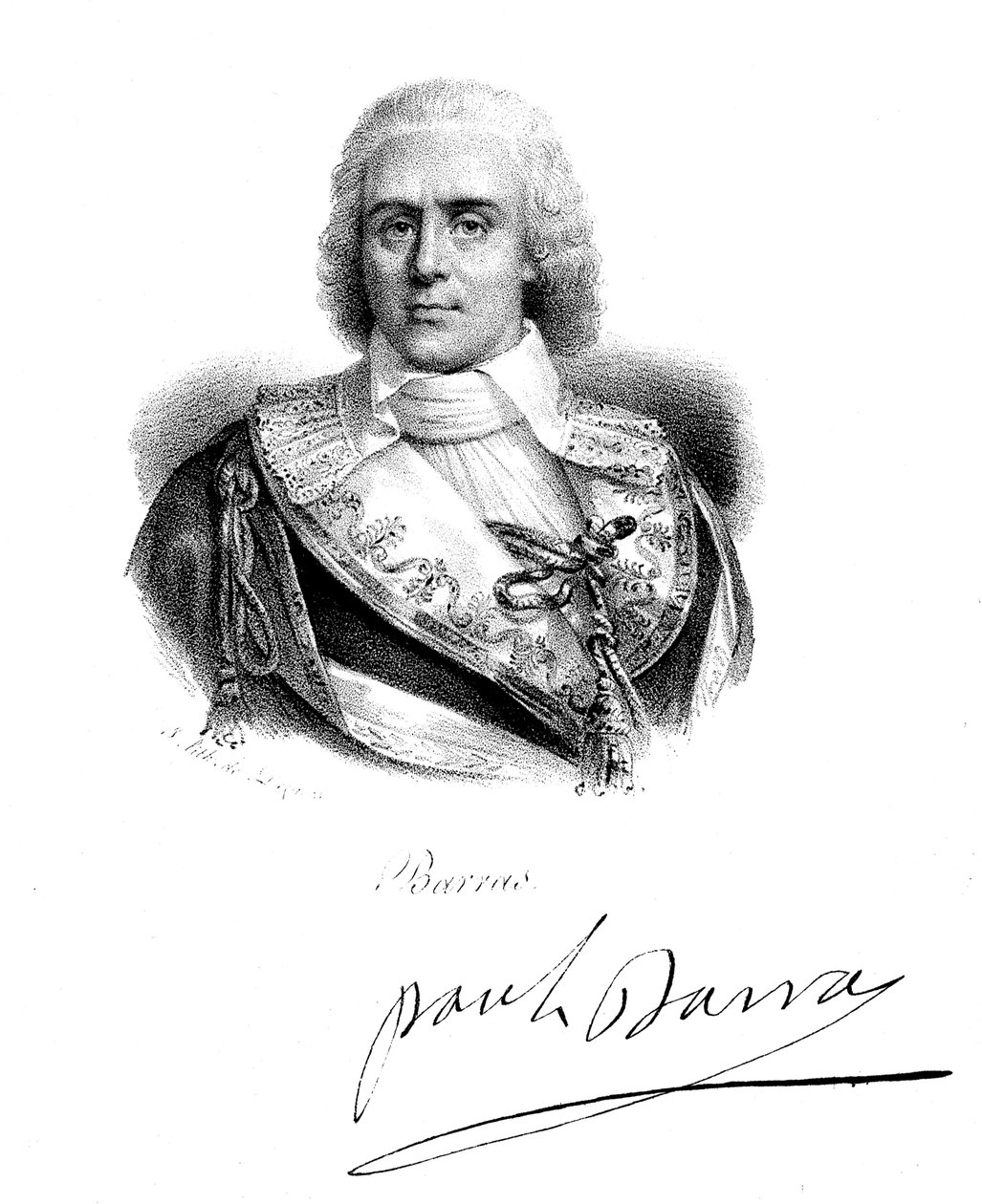 Paul Jean Francois Nicolas, Barrasin kreivi 1755-1829, Ranskan vallankumouksellinen tekijältä Unbekannt