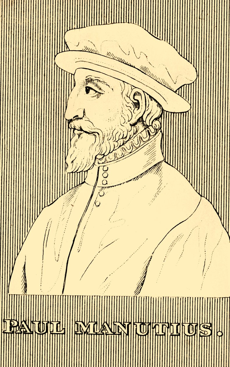 Paul Manutius, 1512-1574, 1830 tekijältä Unbekannt