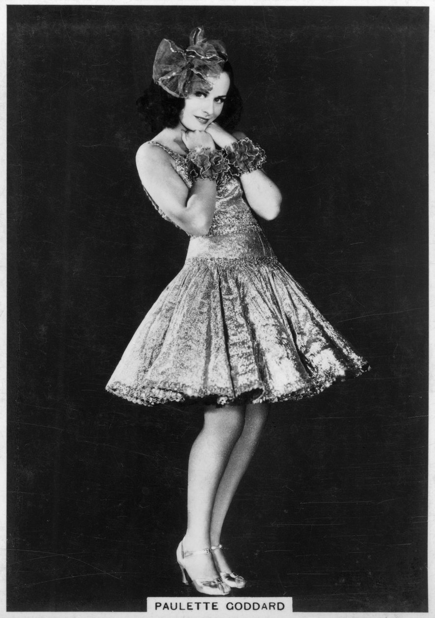 Paulette Goddard, yhdysvaltalainen elokuva- ja teatterinäyttelijä, 1938 tekijältä Unbekannt