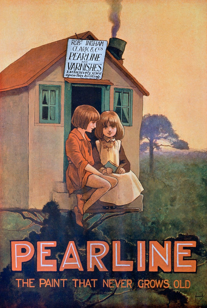 Pearline maalimainos, 1920-luku tekijältä Unbekannt