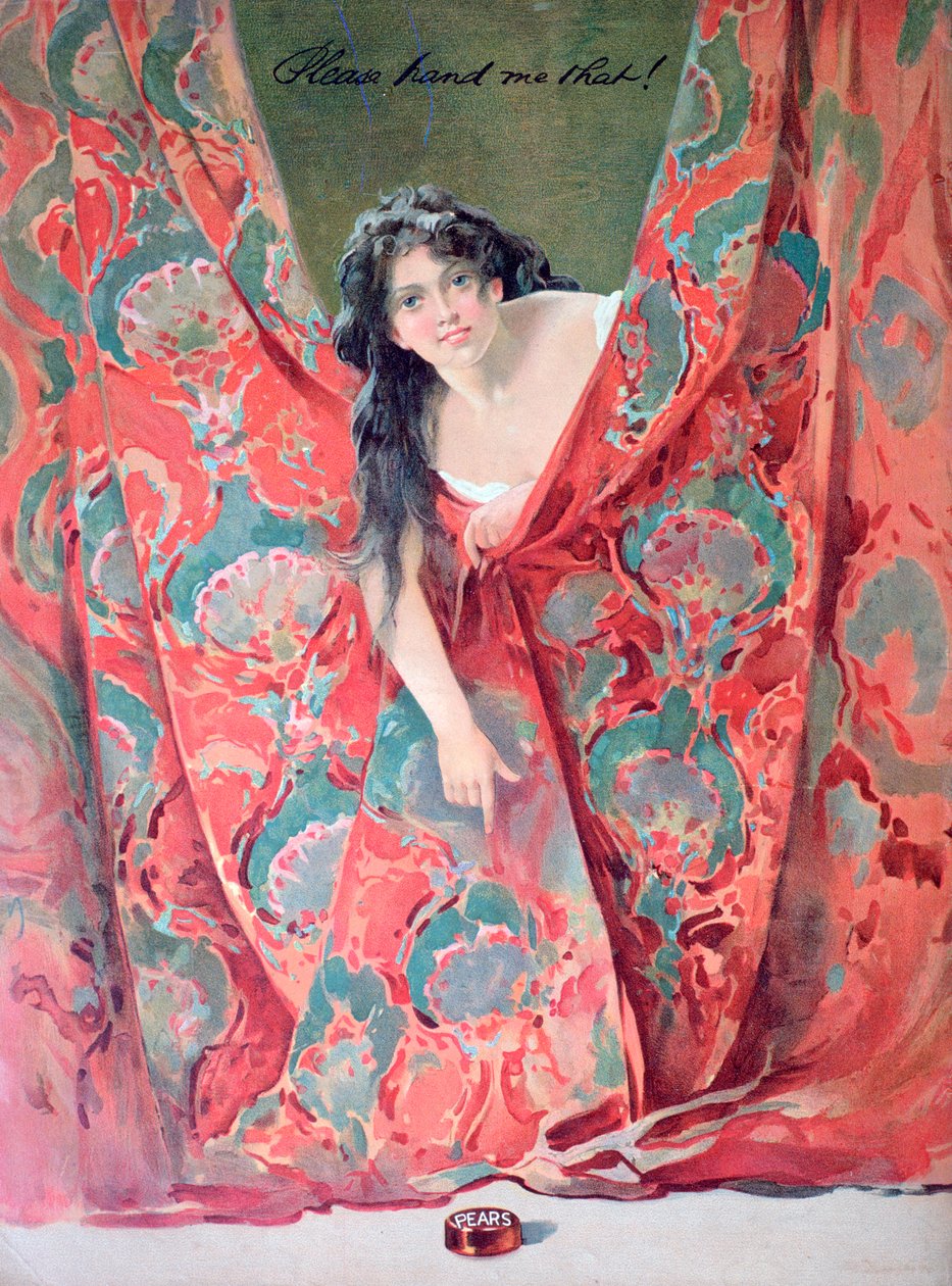 Päärynäsaippuamainos, 1903 tekijältä Unbekannt