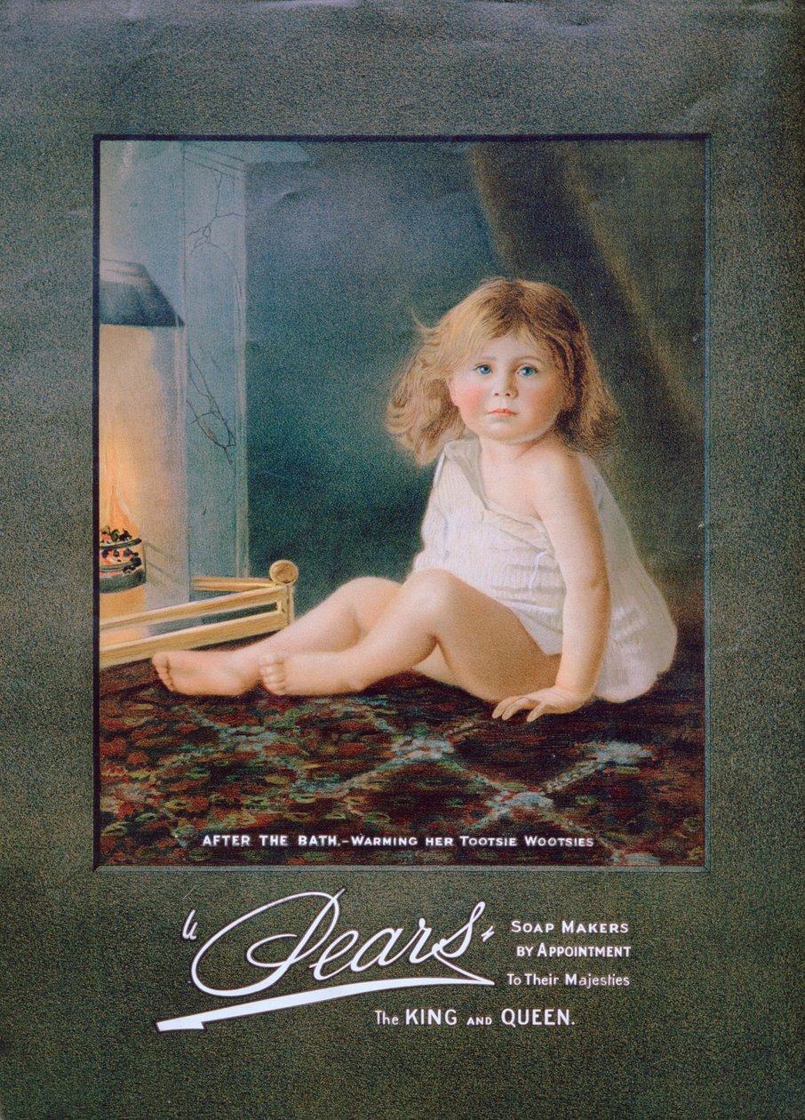 Päärynäsaippuamainos, 1914 tekijältä Unbekannt