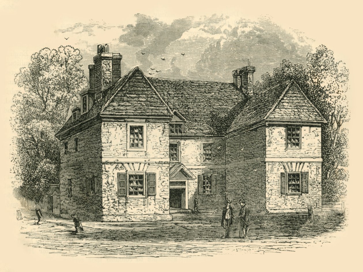 Penns House, Second Street, Philadelphia, c1687-1689, 1890. tekijältä Unbekannt