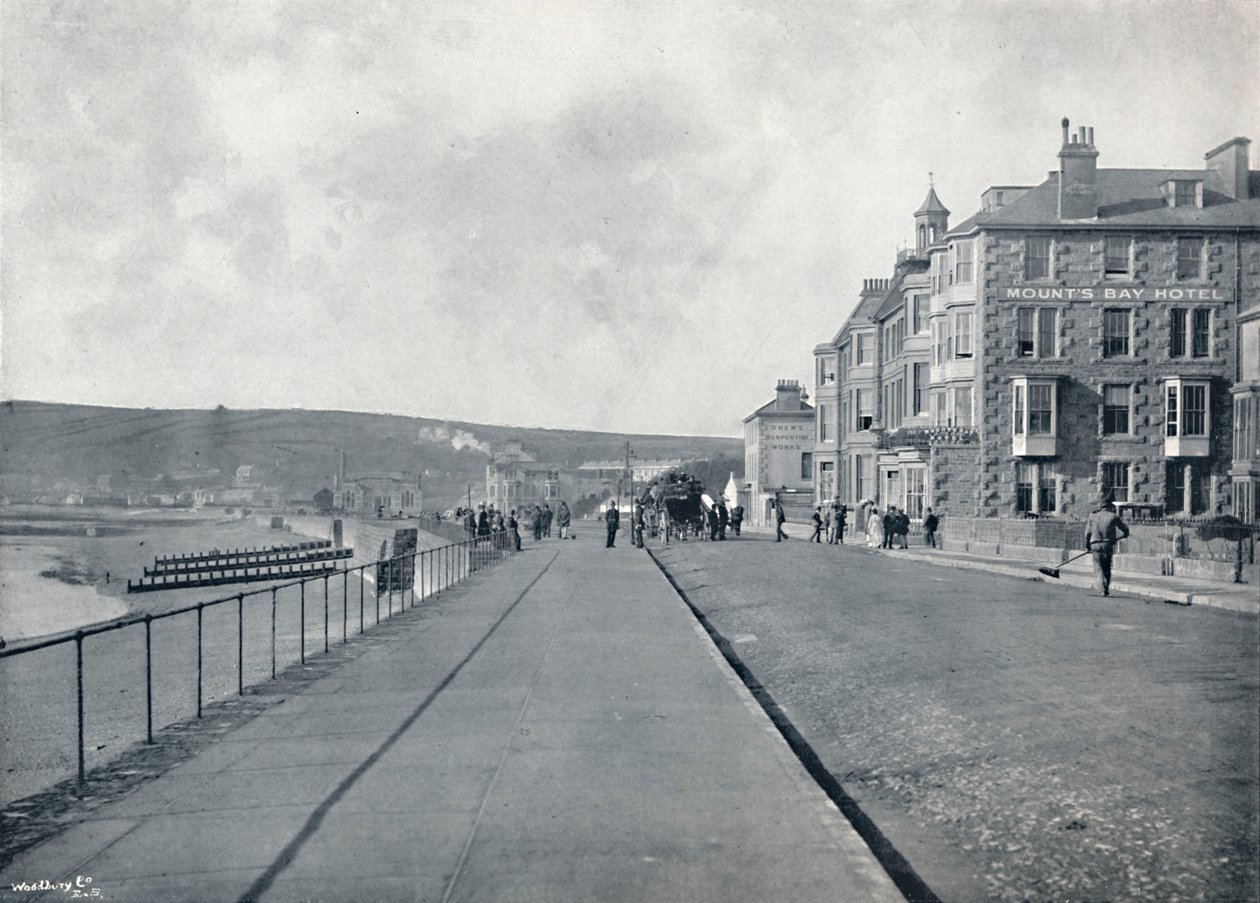 Penzance - Esplanadi, 1895 tekijältä Unbekannt