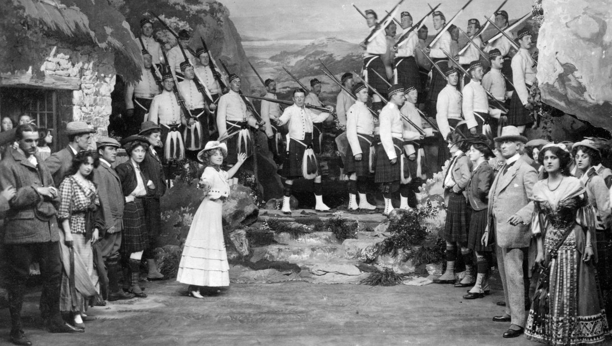 The Gay Gordonsin esitys, vuodelta 1907 tekijältä Unbekannt