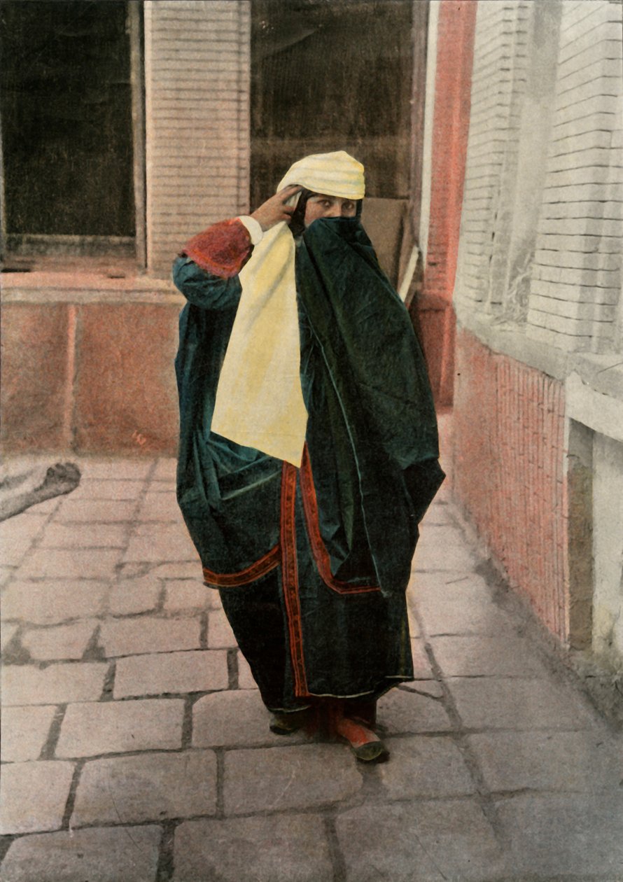 Persane En Costume De Ville, persialainen kaupunkipuku, 1900. tekijältä Unbekannt
