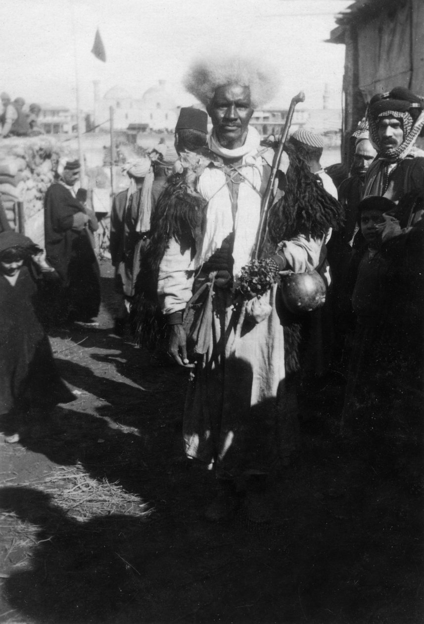 Persialainen pyhiinvaeltaja, Bagdad, Irak, 1917-1919 tekijältä Unbekannt