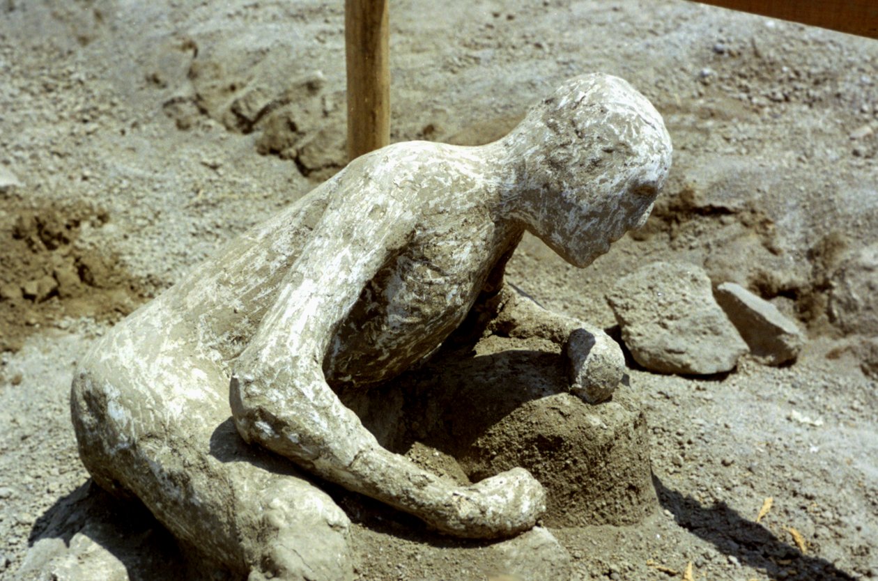 Pompejin purkauksessa vuonna 79 jKr tekijältä Unbekannt