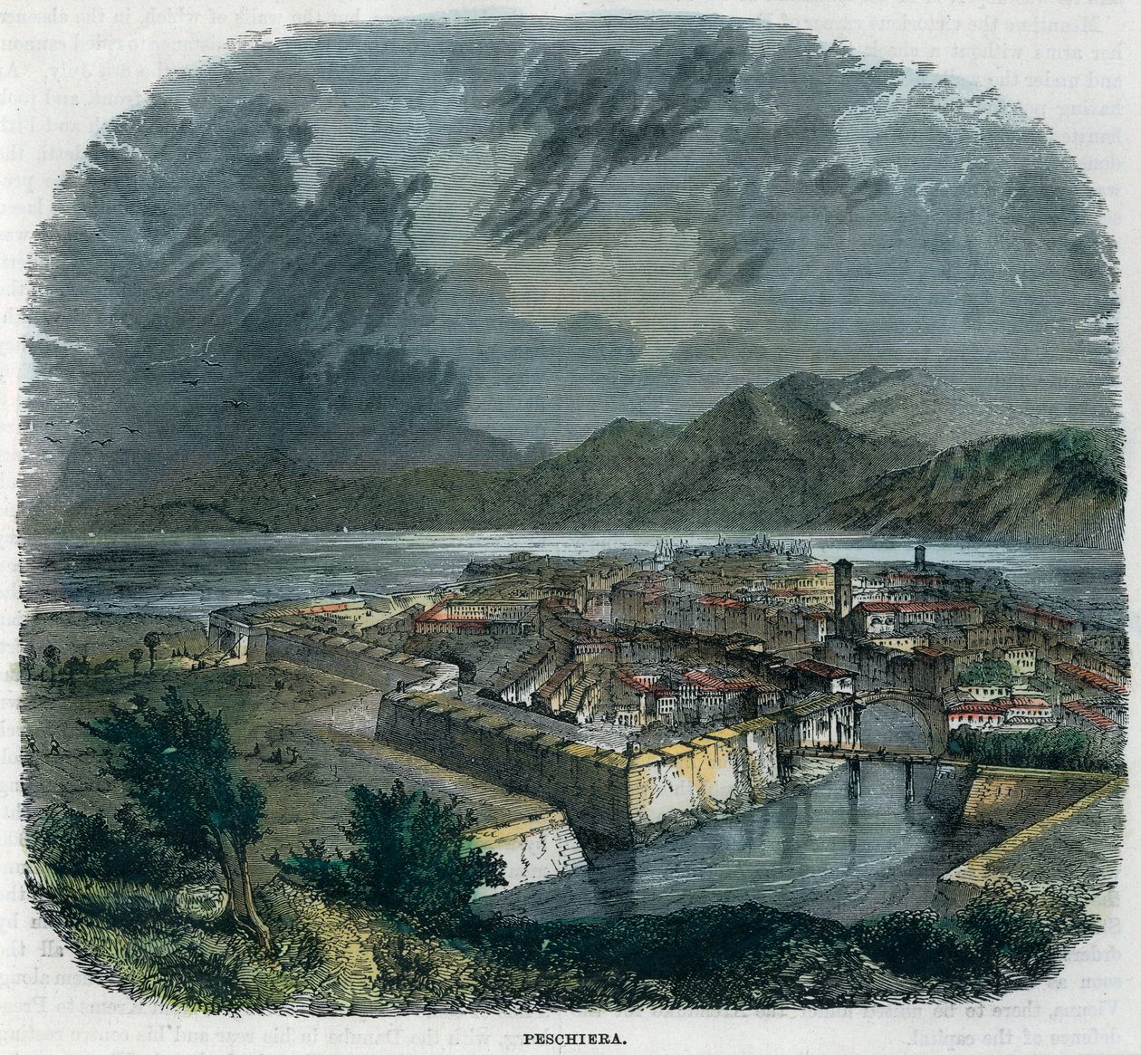 Peschiera del Garda, Italia, 1875 tekijältä Unbekannt