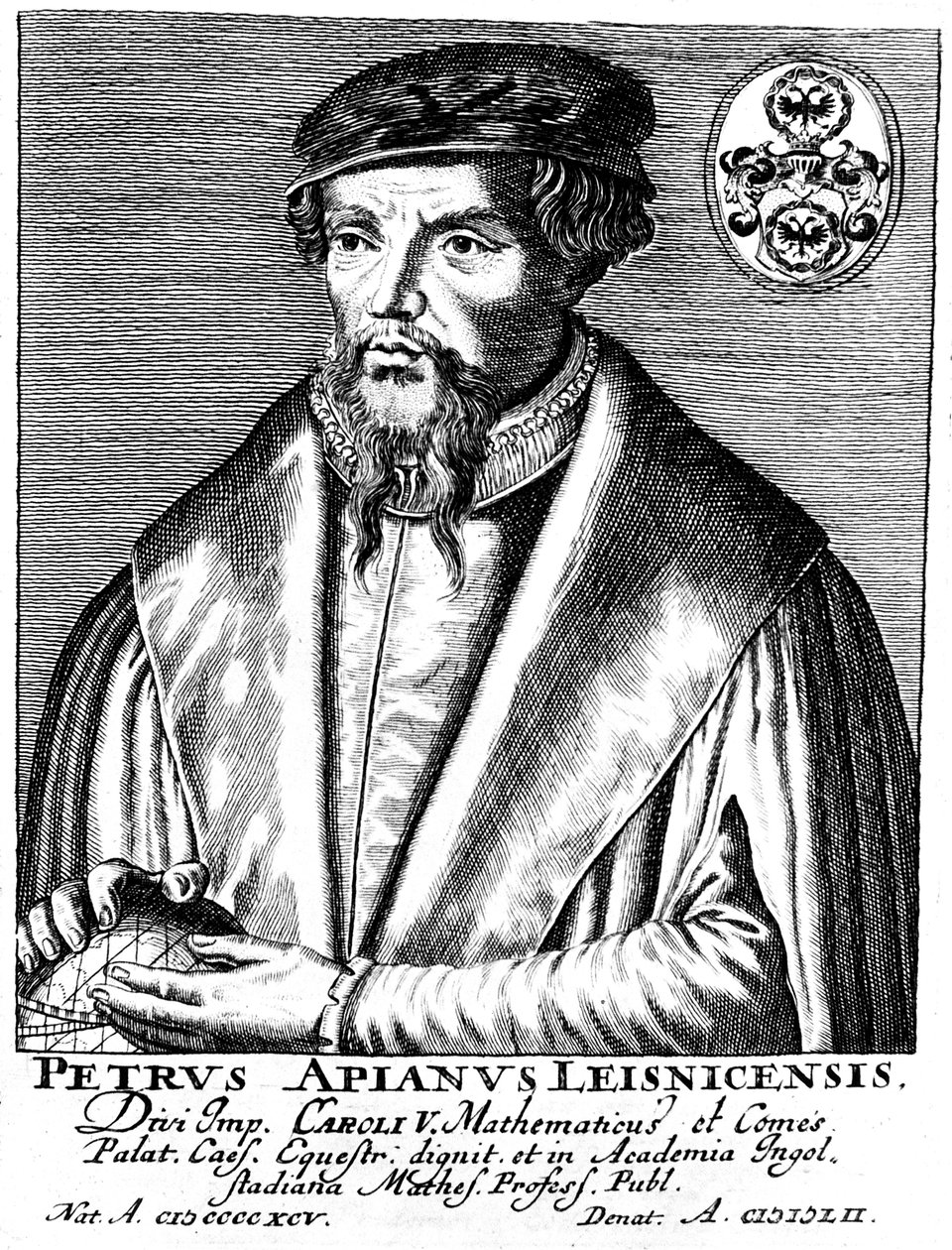 Peter Apian 1495-1552, saksalainen maantieteilijä, matemaatikko ja tähtitieteilijä tekijältä Unbekannt