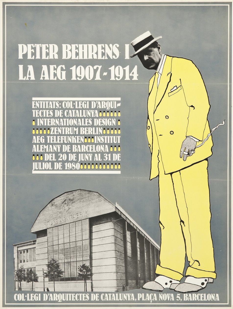 Peter Behrens ja AEG 1907-1914 juliste tekijältä Unbekannt