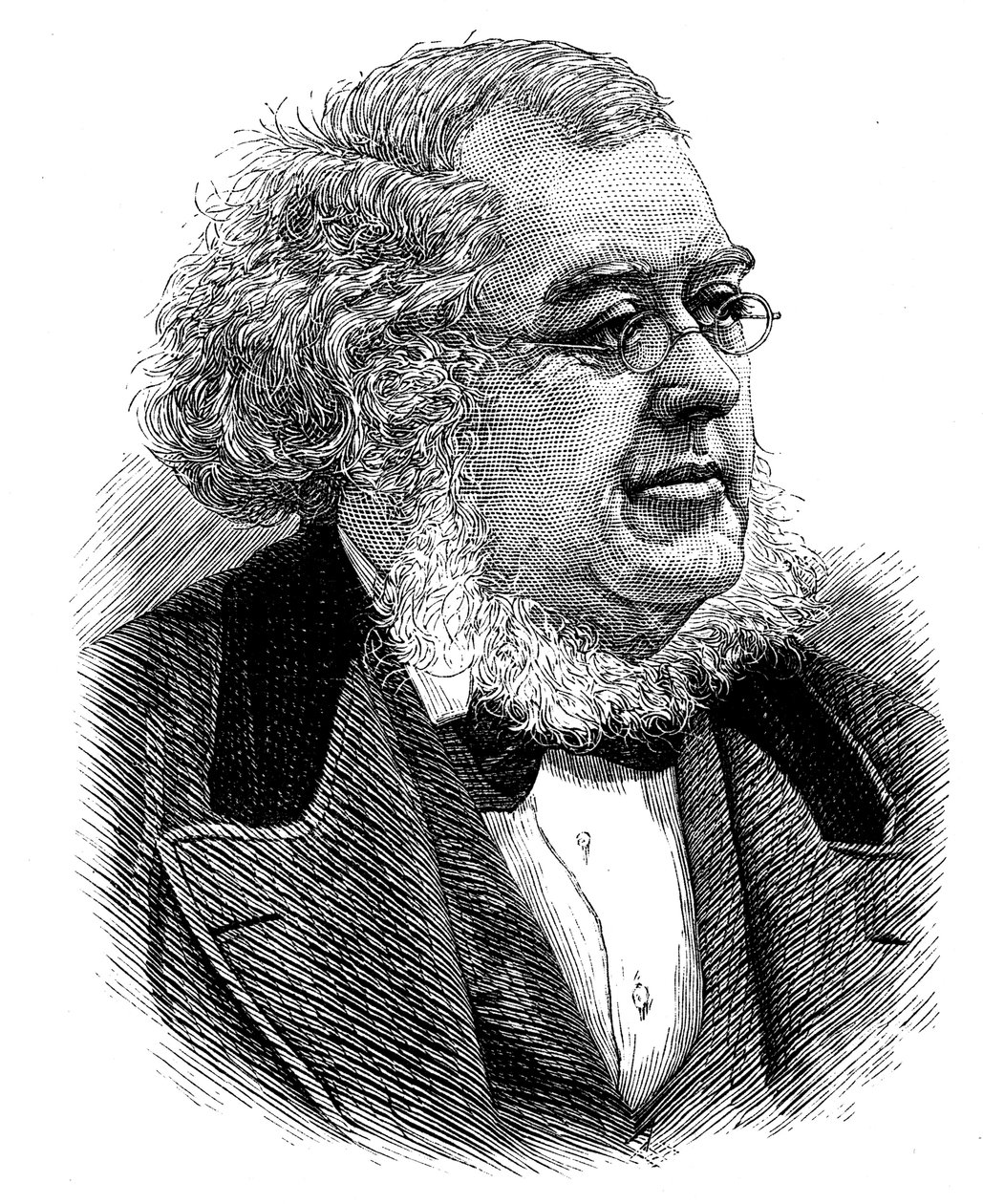 Peter Christian Asbjornsen 1812-1885, norjalainen folkloristi ja luonnontieteilijä tekijältä Unbekannt