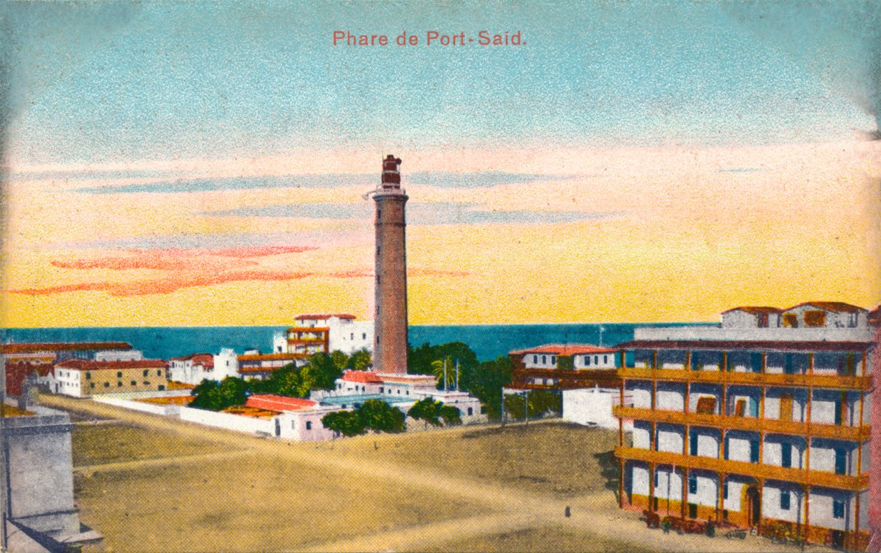Phare de Port-Said, c1900 tekijältä Unbekannt