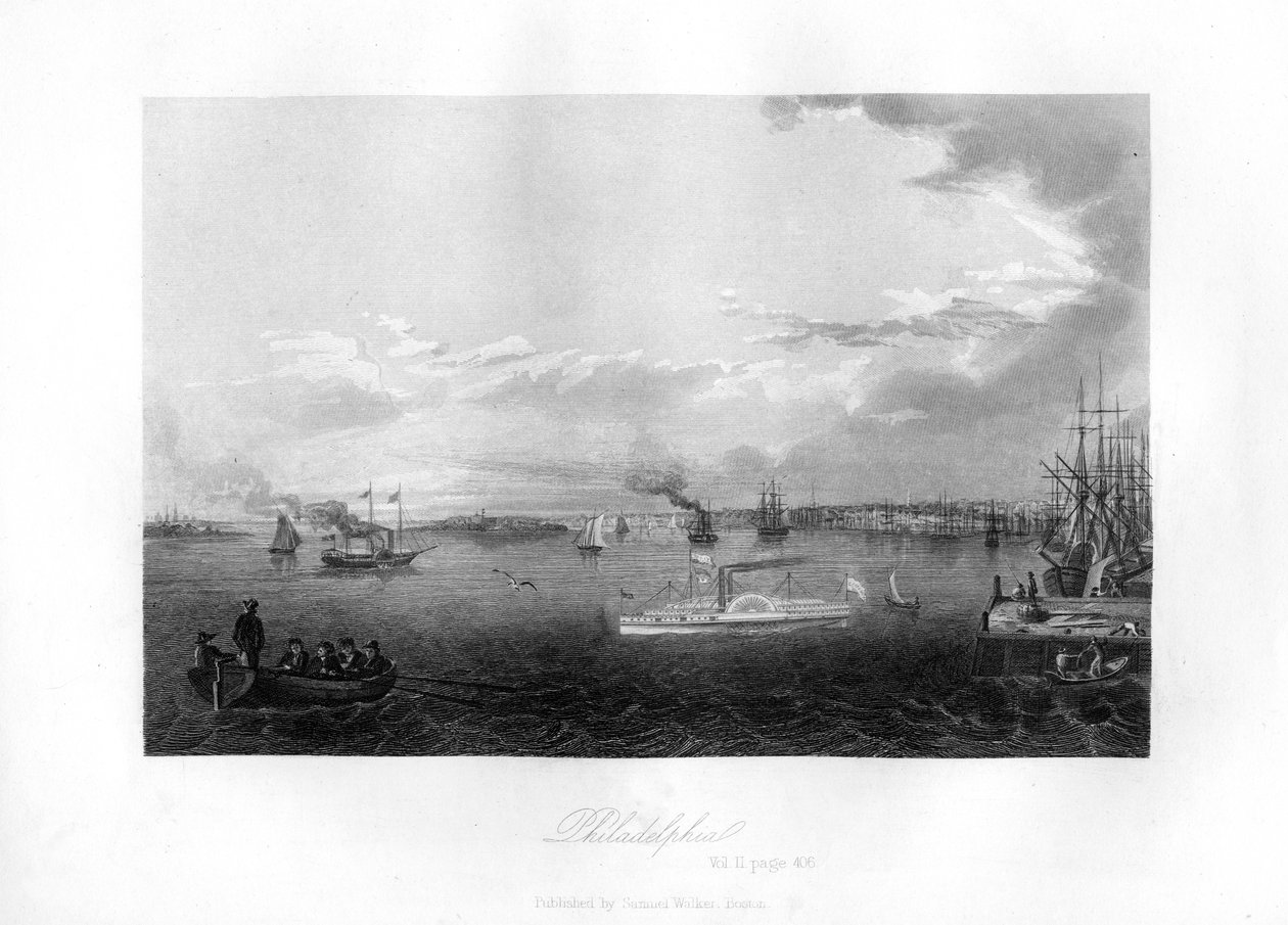 Philadelphia, 1855 tekijältä Unbekannt