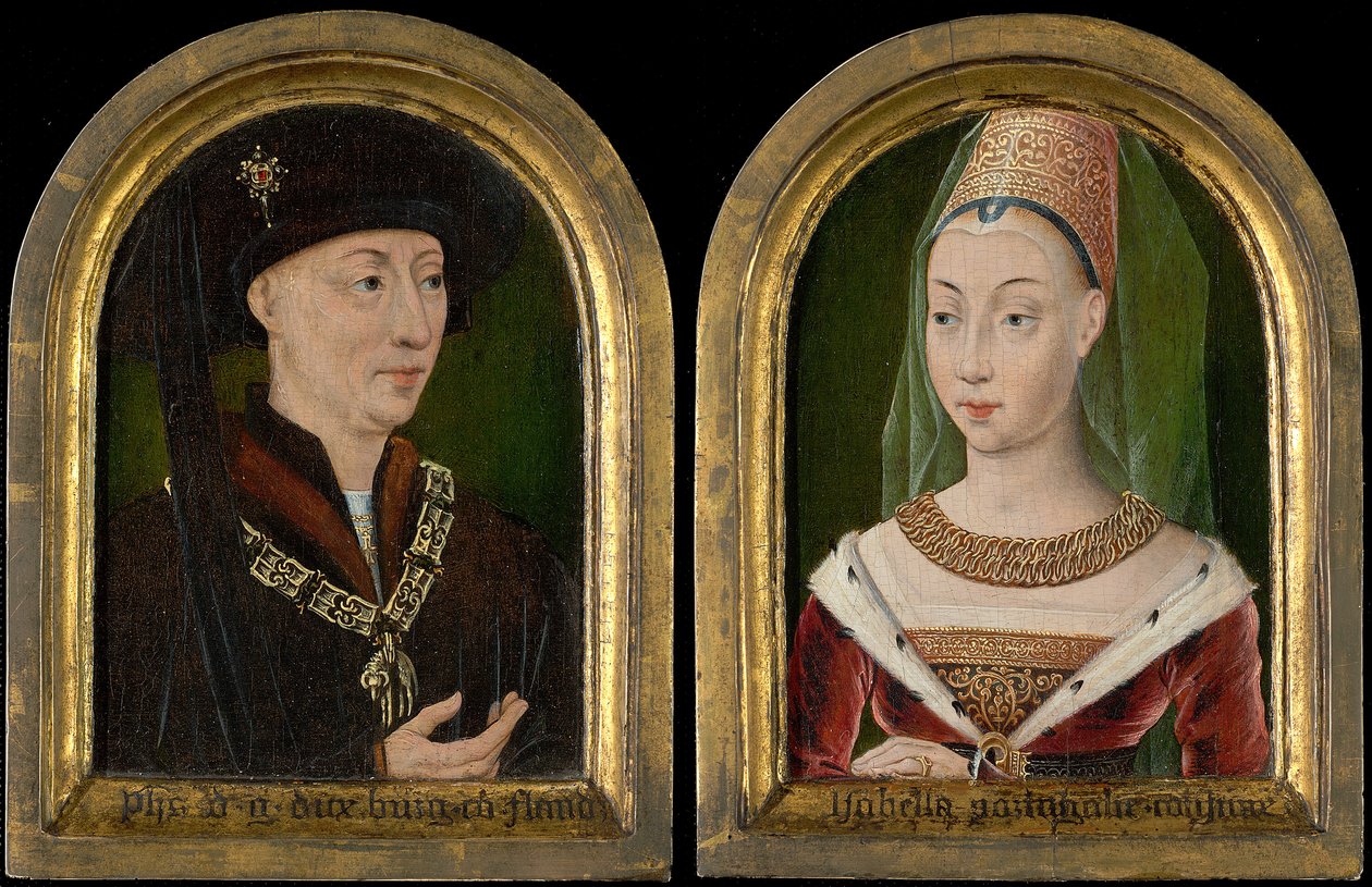 Filippus Hyvä, Burgundin herttua, Isabelle of Bourbon, n. 152030. tekijältä Unbekannt