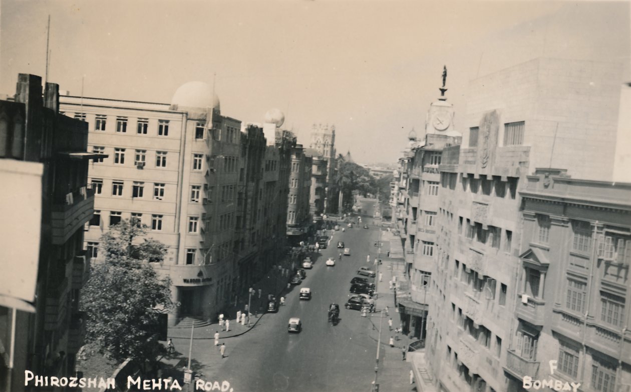 Phirozshah Mehta Road, Bombay. tekijältä Unbekannt