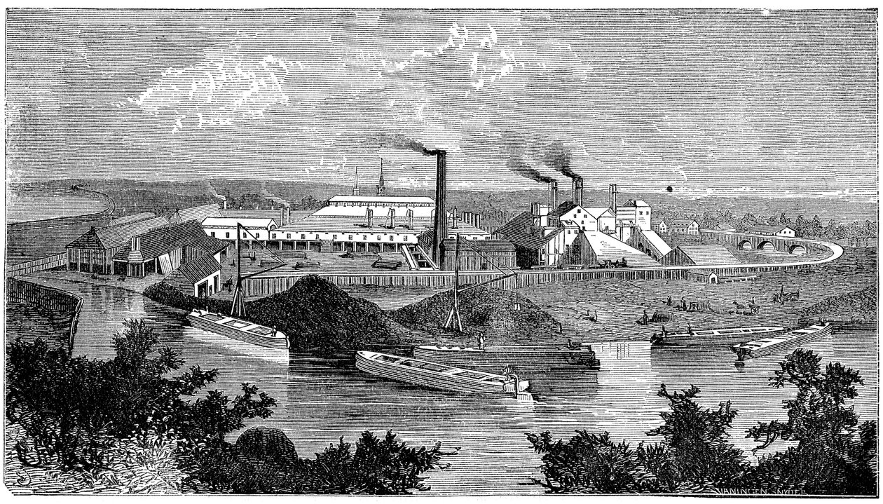 Phoenix Iron and Bridge Works, Phoenixville, Pennsylvania, USA, 1873 tekijältä Unbekannt