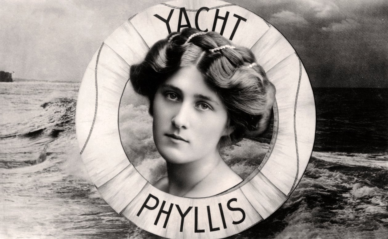 Phyllis Dare 1890-1975, englantilainen näyttelijä, 1907 tekijältä Unbekannt