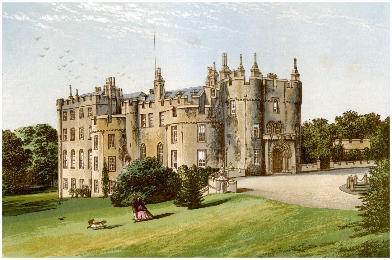 Picton Castle, Pembrokeshire, Wales, Phillipsin perheen koti, 1880 tekijältä Unbekannt