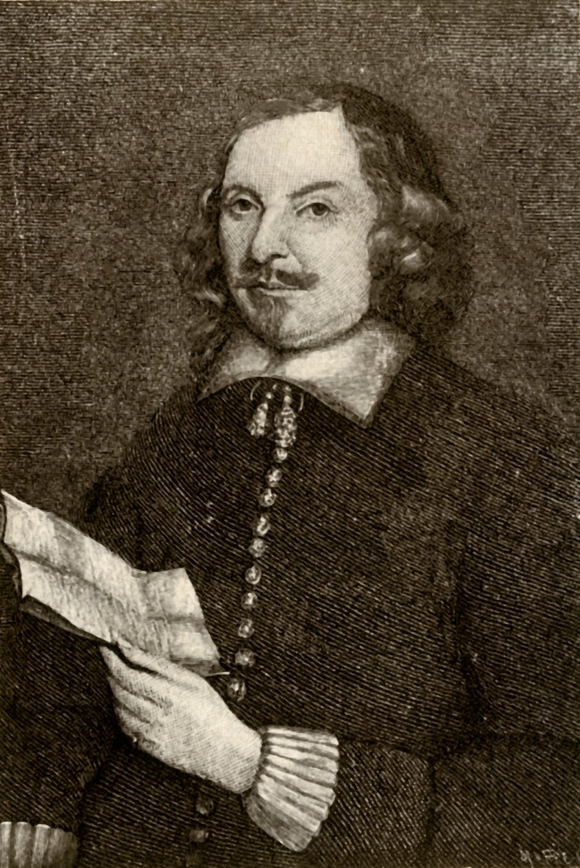 Kuva Edward Winslowsta, puritanisessa mekossa, 1644, 1937. tekijältä Unbekannt