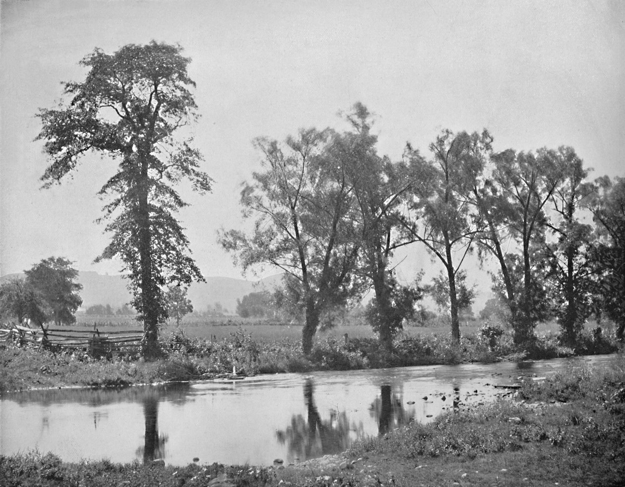 Kuvankaunis näkymä lähellä Schooleys Mountia, New Jersey, c1897. tekijältä Unbekannt