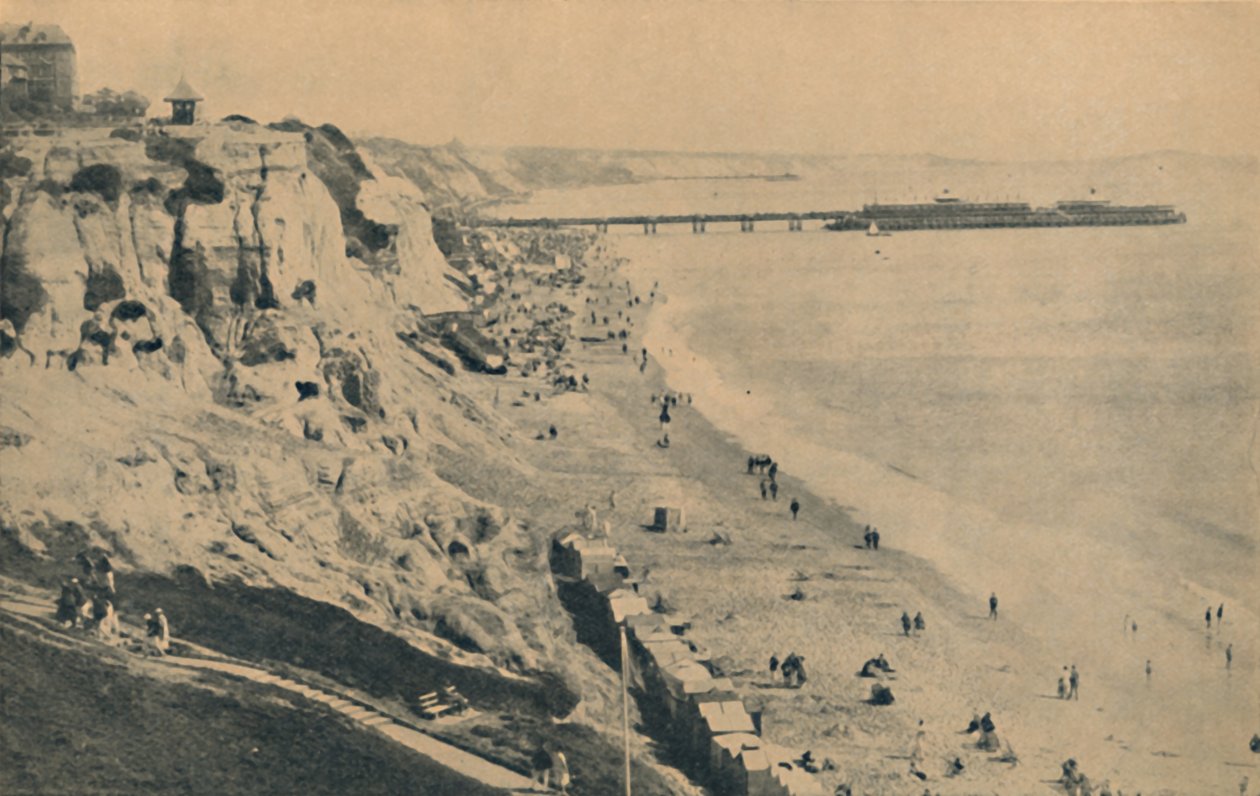 Pier and Sands Dudley Chine Boscombe Pieristä kaukaa, 1929 tekijältä Unbekannt