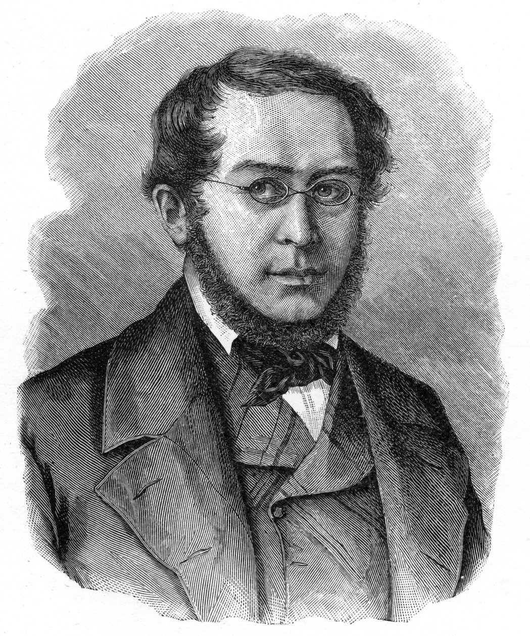 Pierre-Joseph Proudhon, 1800-luvun ranskalainen vastavuoroinen poliittinen filosofi, 1903 tekijältä Unbekannt