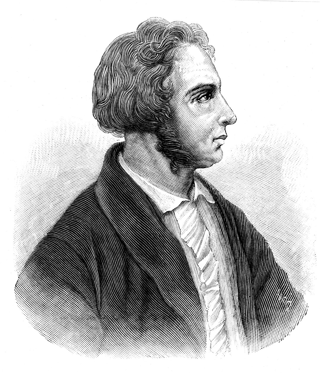Pierre-Simon Ballanche 1776-1847, ranskalainen yhteiskunta- ja uskonnollinen filosofi tekijältä Unbekannt