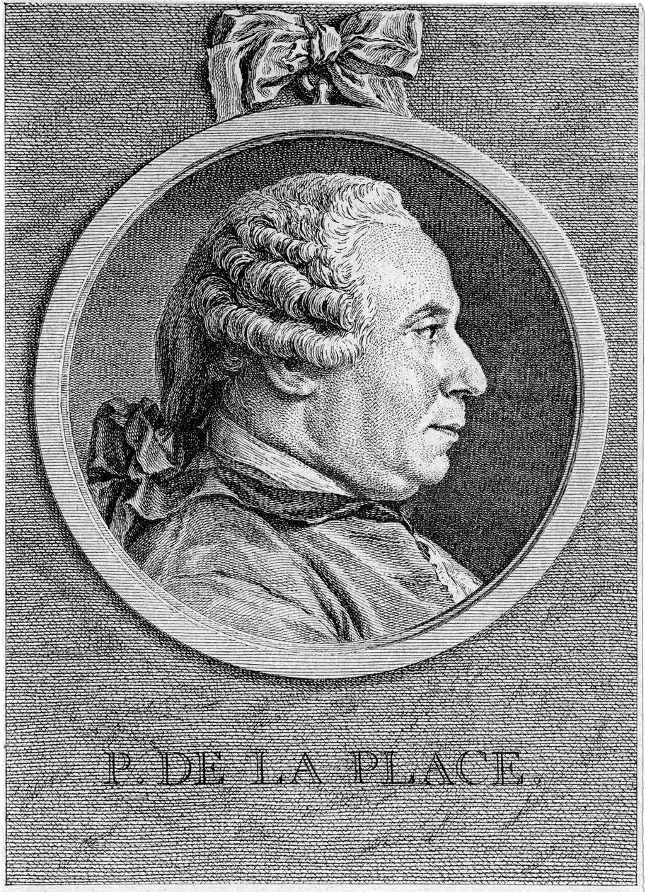Pierre Simon Laplace, ranskalainen matemaatikko ja tähtitieteilijä, 1700-luku tekijältä Unbekannt