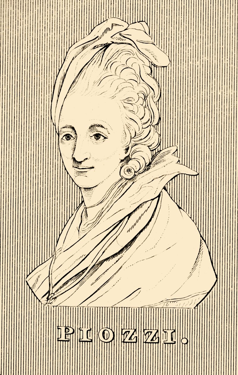 Piozzi, 1741-1821, 1830. tekijältä Unbekannt