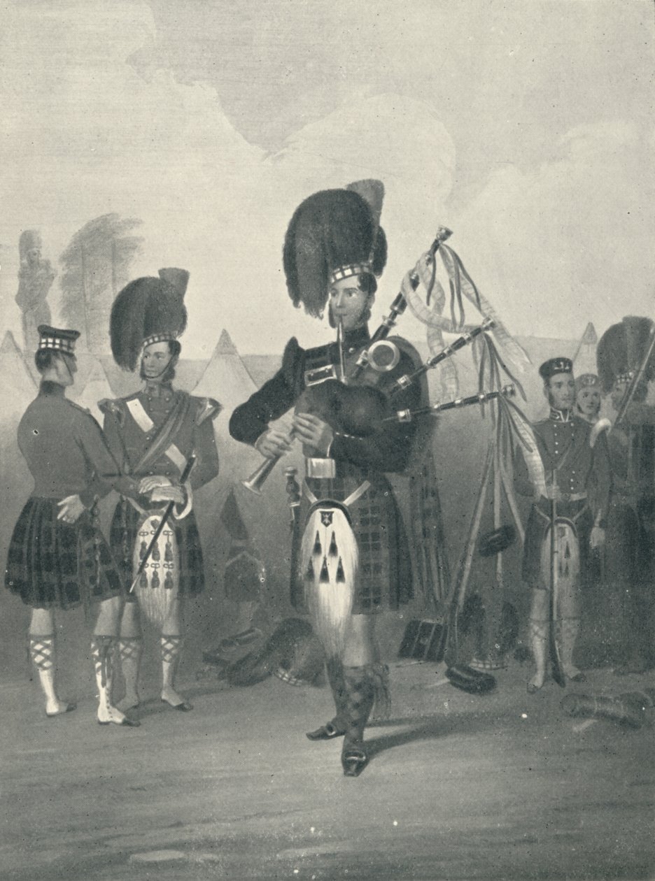 Piper, 42. Royal Highlanders, 1800-luku, 1909 tekijältä Unbekannt