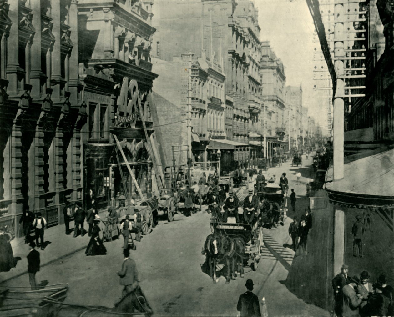 Pitt Street, Sydney, 1901. tekijältä Unbekannt