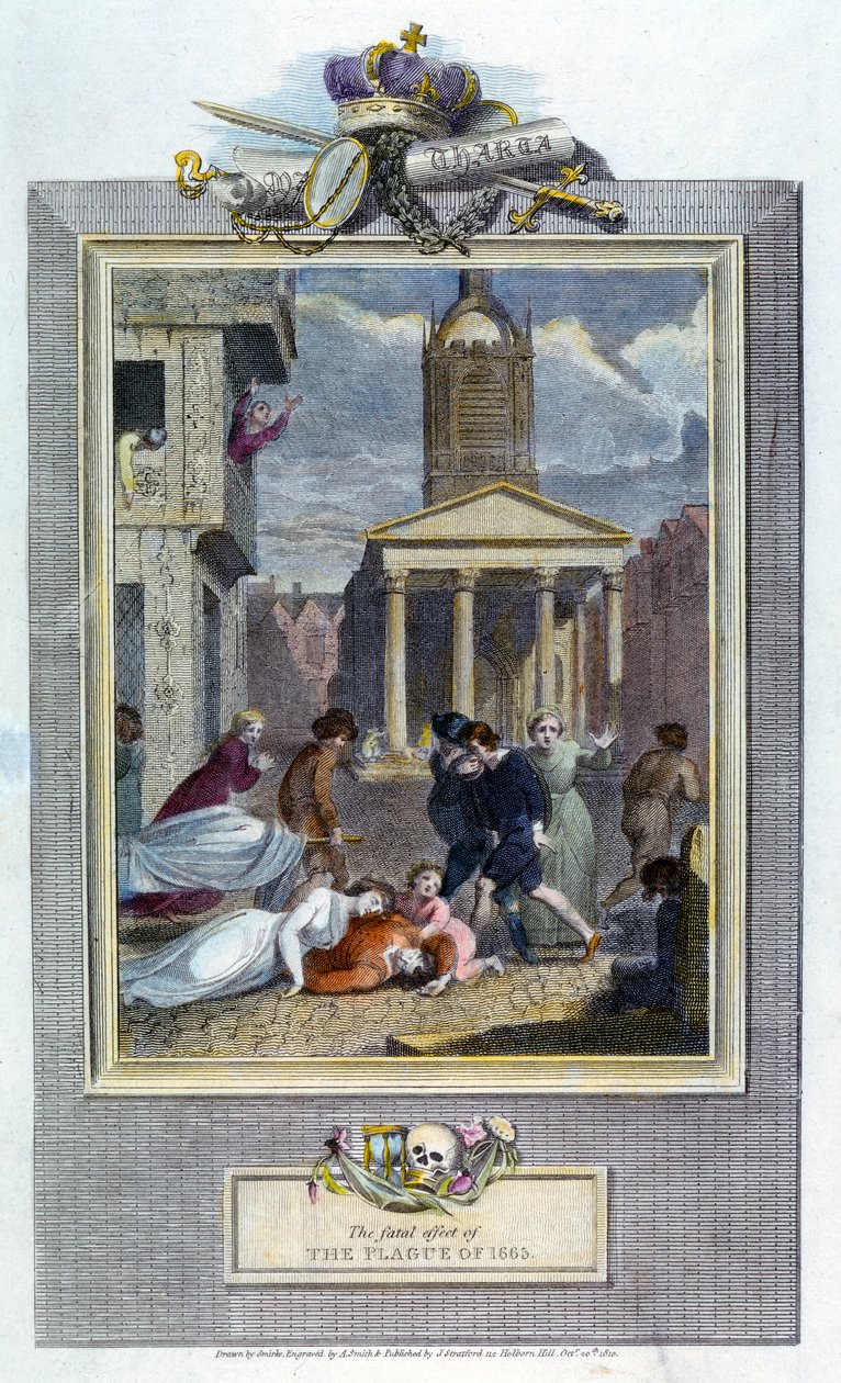 Lontoon rutto, 1665 1810 tekijältä Unbekannt
