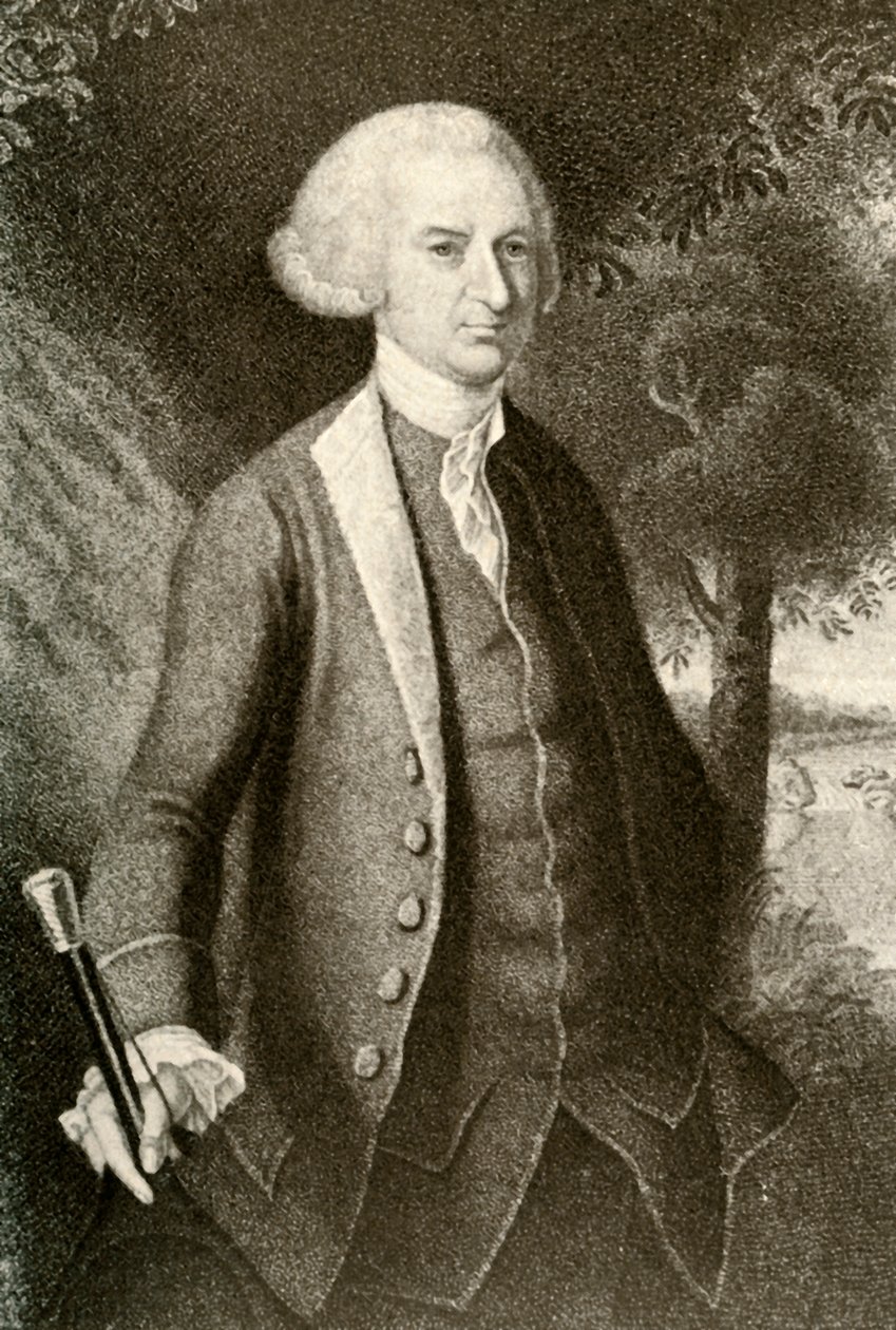 Yksinkertainen mutta komea herrasmiesasu Pennsylvaniassa vallankumouksen puhkeaessa, c1765, 1937 tekijältä Unbekannt