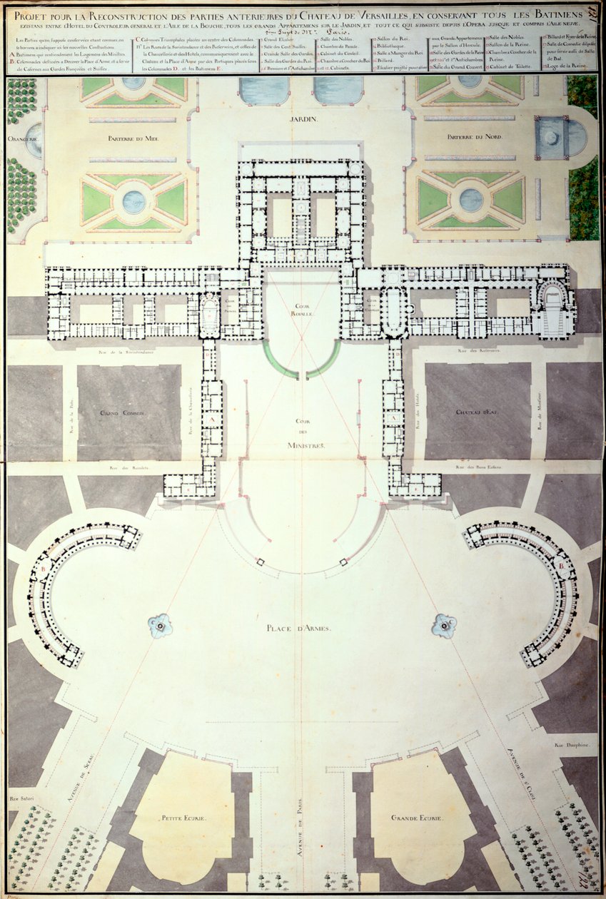 Suunnitelmat Versailles