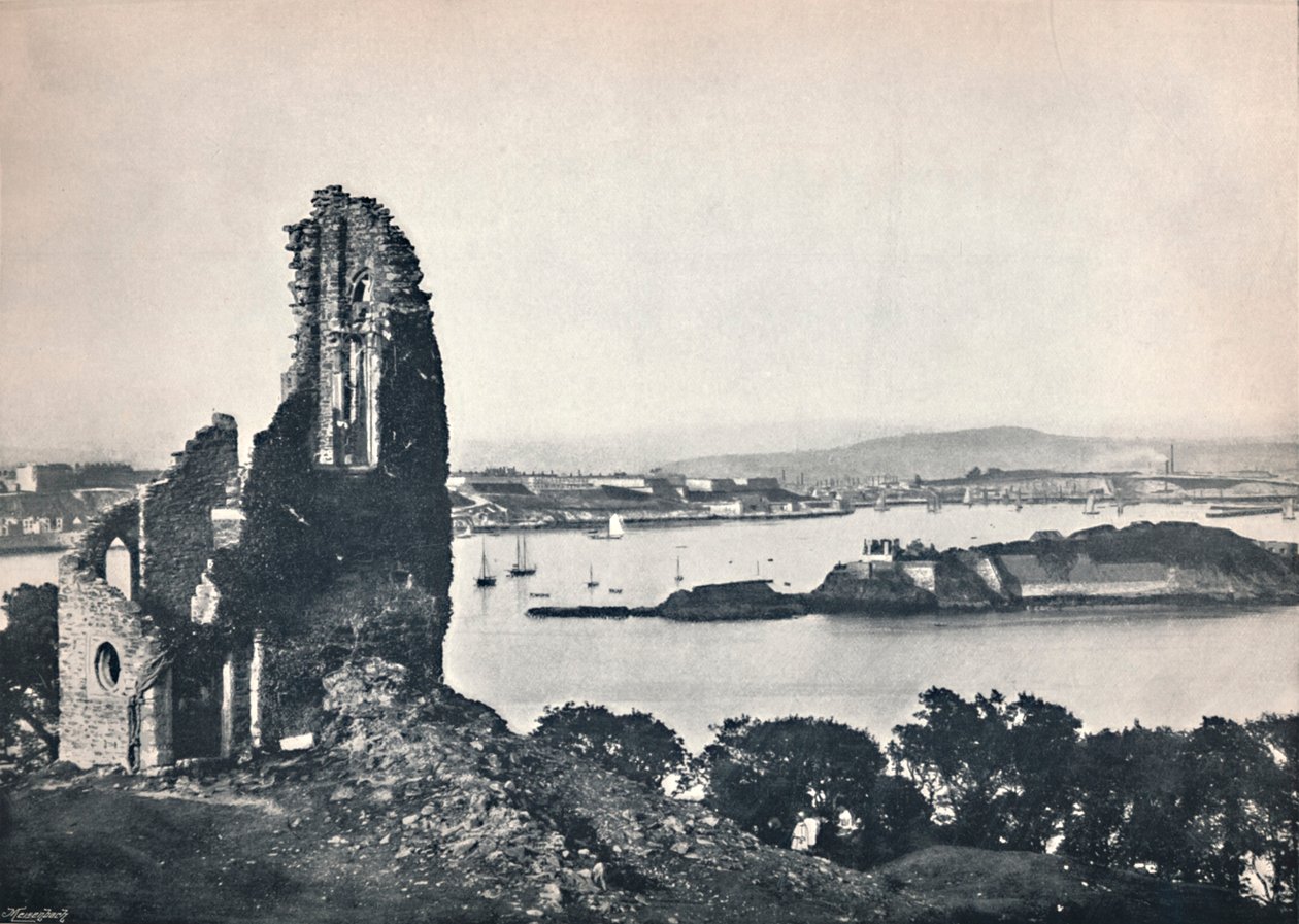 Plymouth - Drakes Island, Mount Edgcumbelta, 1895 tekijältä Unbekannt