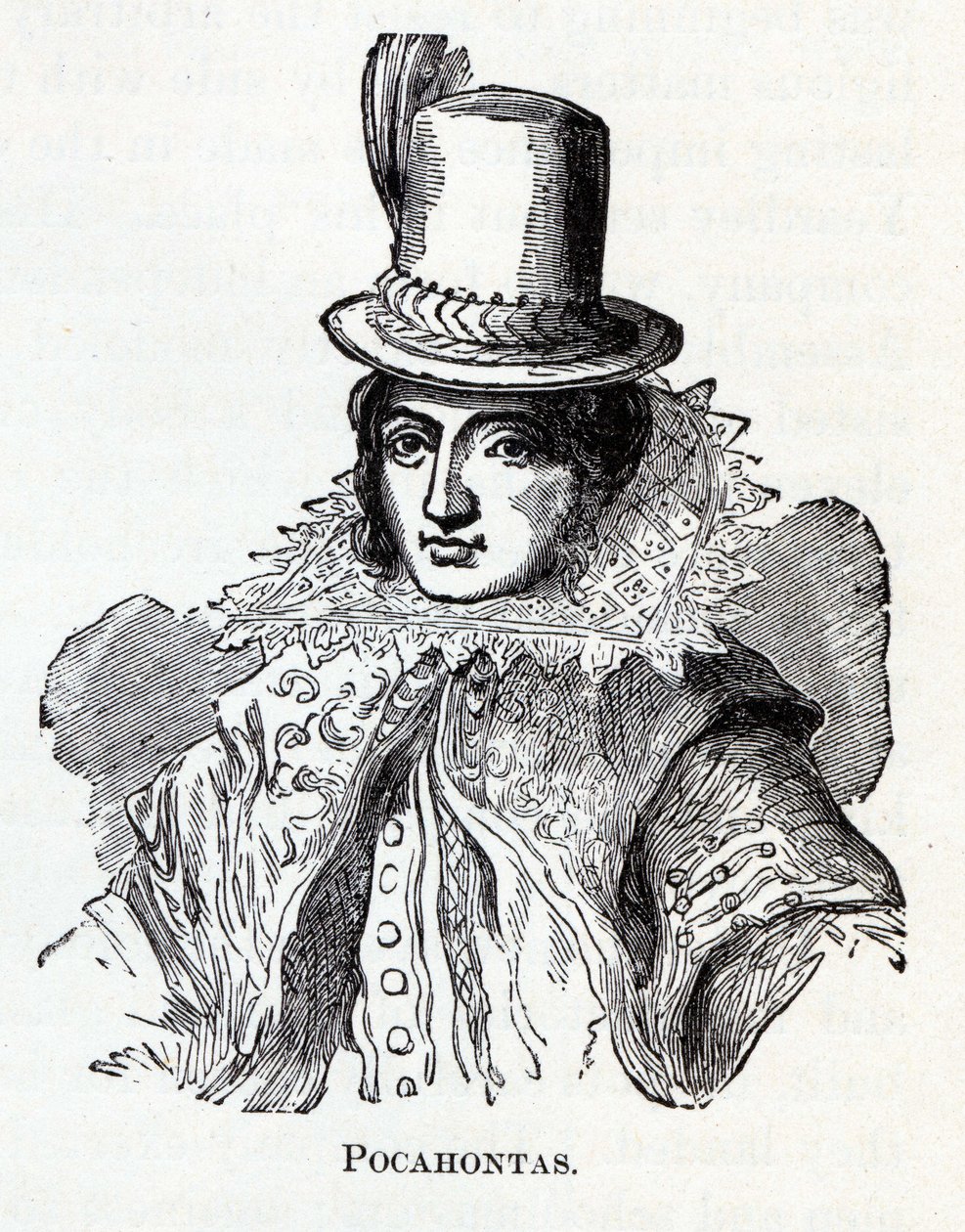 Pocahontas, 1882 tekijältä Unbekannt